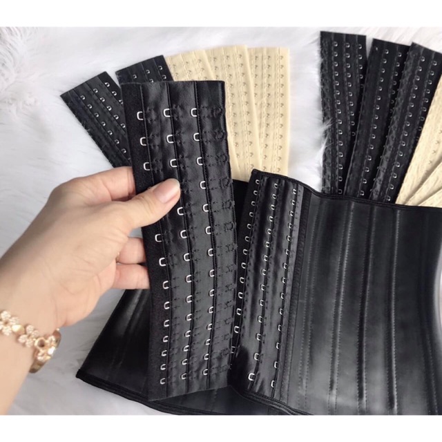 Thanh nối đai nịt bụng latex ( 25 cm, 14 móc cài)