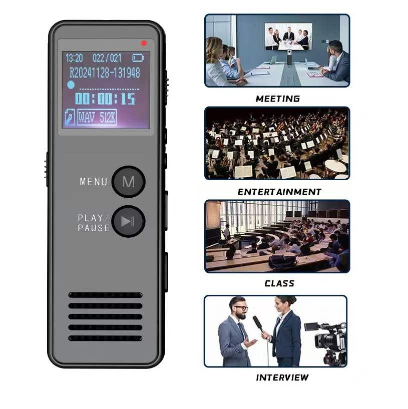 [HCM]Máy ghi âm T60 64Gb dây sạc (Đen chì)