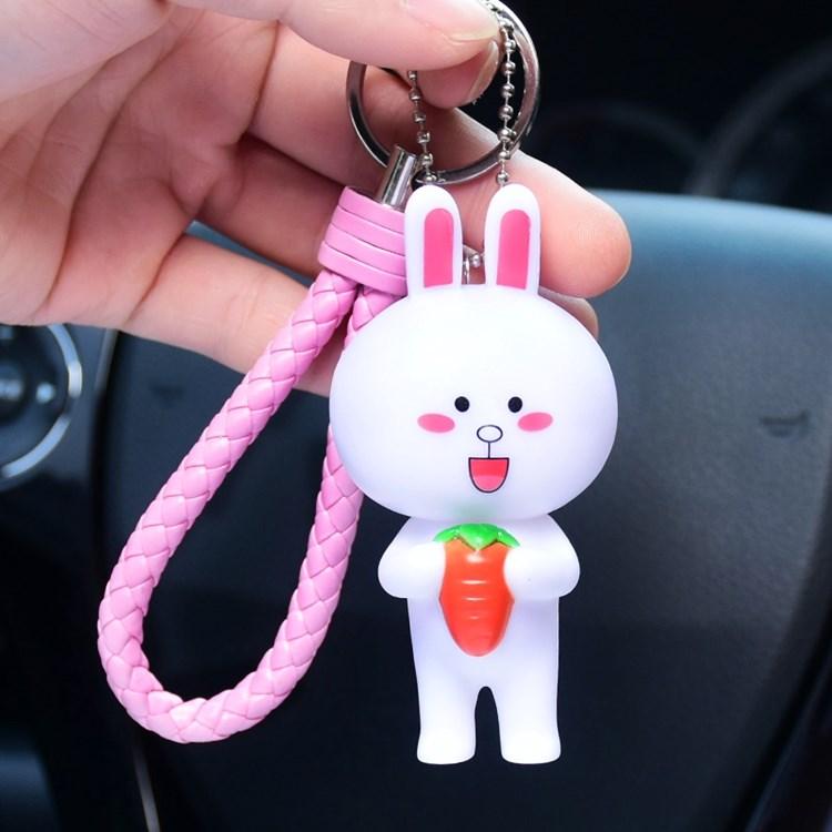 [HCM]Móc khóa thỏ Cony V.2 (Mẫu 2 cầm củ cà rốt)