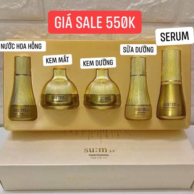[Hàng LG Chính Hãng] Sét Sum:37 Vàng Mini 5 món #550k