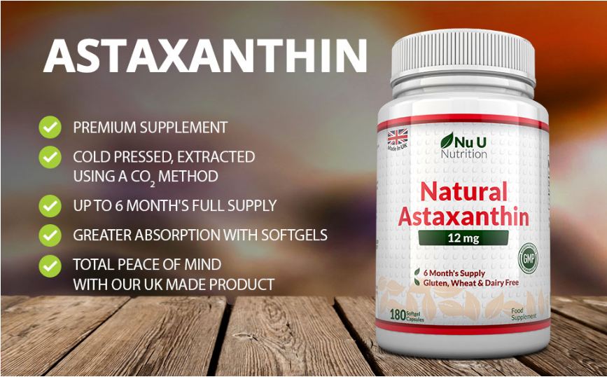 ASTAXANTHIN 12 mg-VIÊN UỐNG CHỐNG OXY HÓA