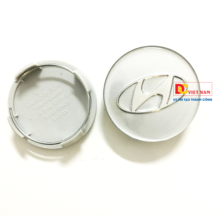 01 Logo of wheels, wheels, wheels of Huyndai cars 60mm in diameter