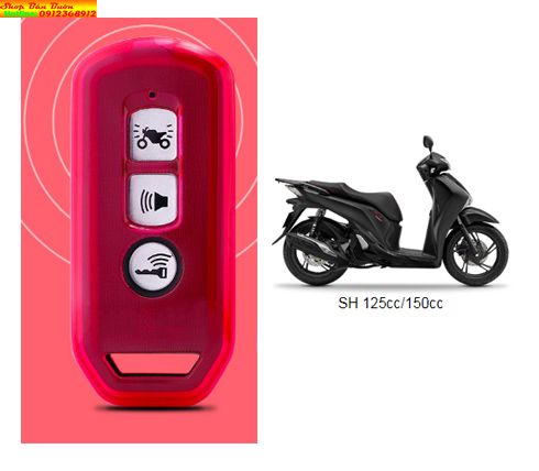 BỌC SMARKEY CHO XE SH/SH MODE LOẠI 3 NÚT ( NHỰA TRONG SUỐT SIÊU ĐẸP)