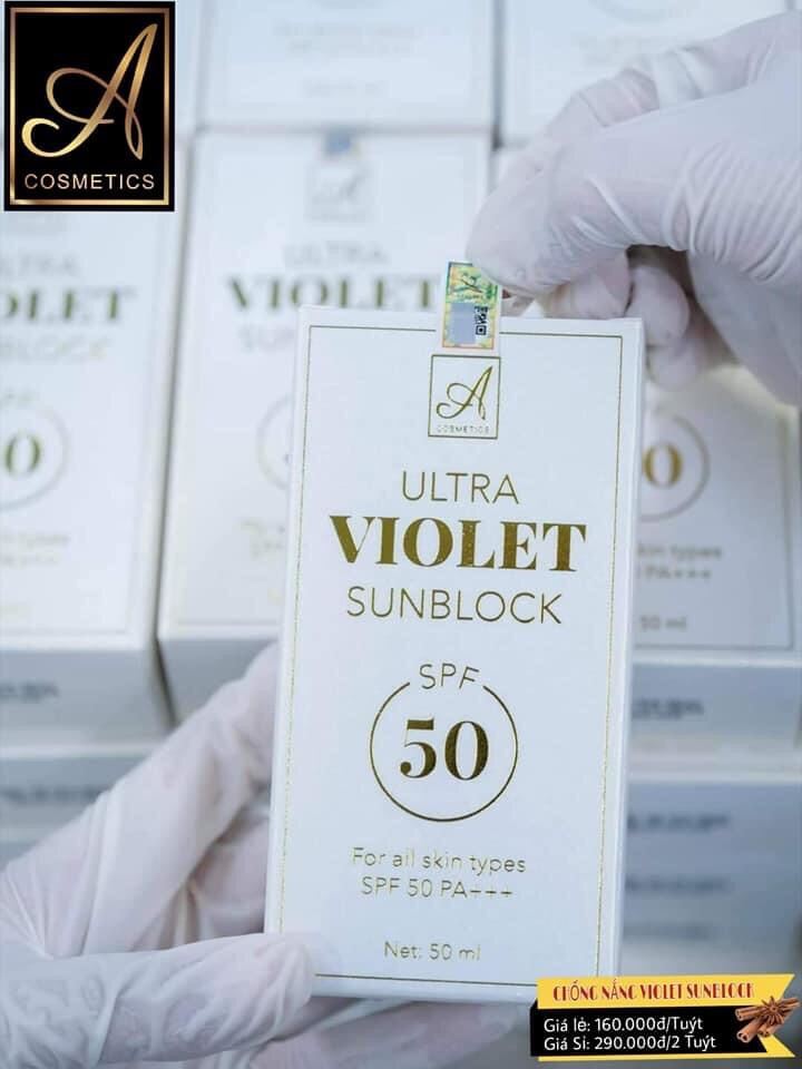 [Chính Hãng] kem chống nắng phương anh a cosmetic ultra violet sun block[Chính Hãng]
