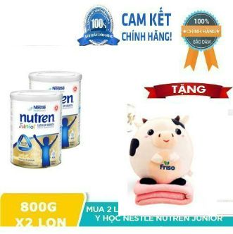[Tặng bộ mền gối con bò sữa]Sữa bột Nutren Junior 800g ( date mới nhất )