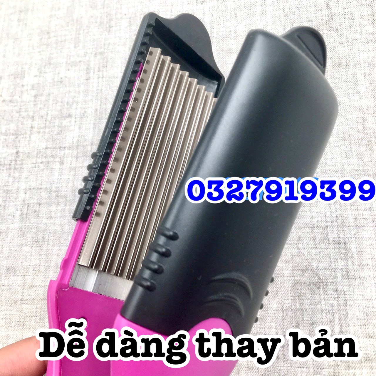 Máy bấm tóc , làm tóc thay bản cao cấp 989