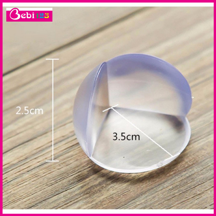Set 4 miếng silicon bịt chụp góc bàn bảo vệ an toàn cho bé