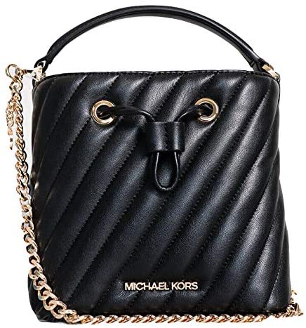 Túi Michael Kors Suri Small Bucket Crossbody Quilted Black 