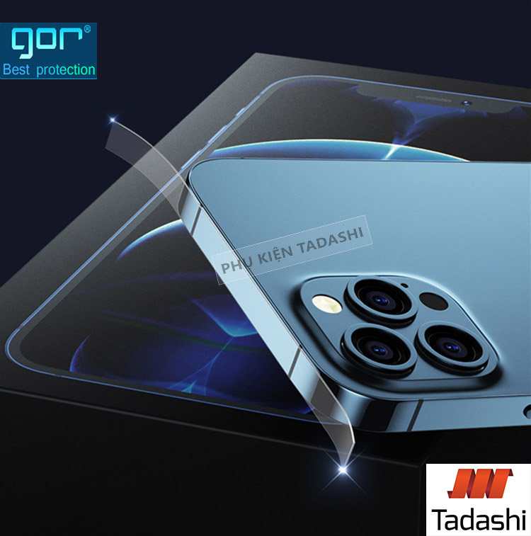 Dán Viền Iphone 14 Pro Max/ 14 Pro/ 14 Plus/ 14, IPhone 12/ 12 Pro/ 12 Pro Max, Iphone 13/ 13 Pro/ 13 Pro Max Dẻo Trong Suốt PPF Tránh Trầy Xước - Chính Hãng Gor