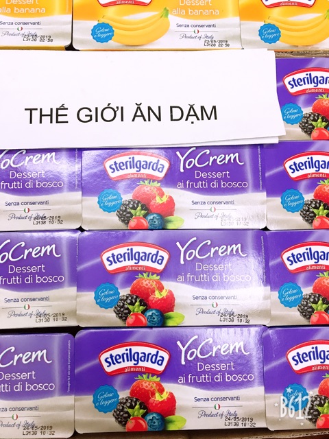 Sữa Chua Ý Sterilgarda Italy ( 2 Hũ X100G)