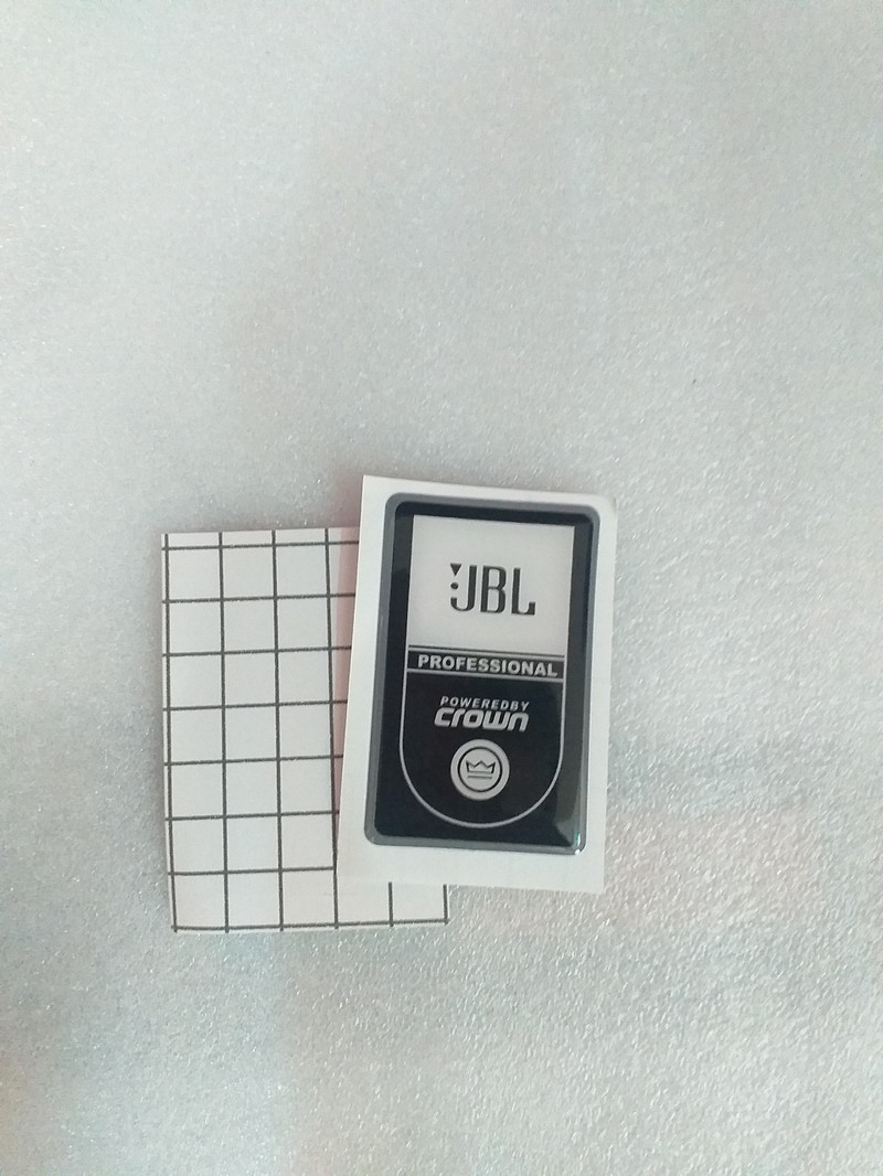 Tem dán thùng loa JBL Crown, giá 2 tem