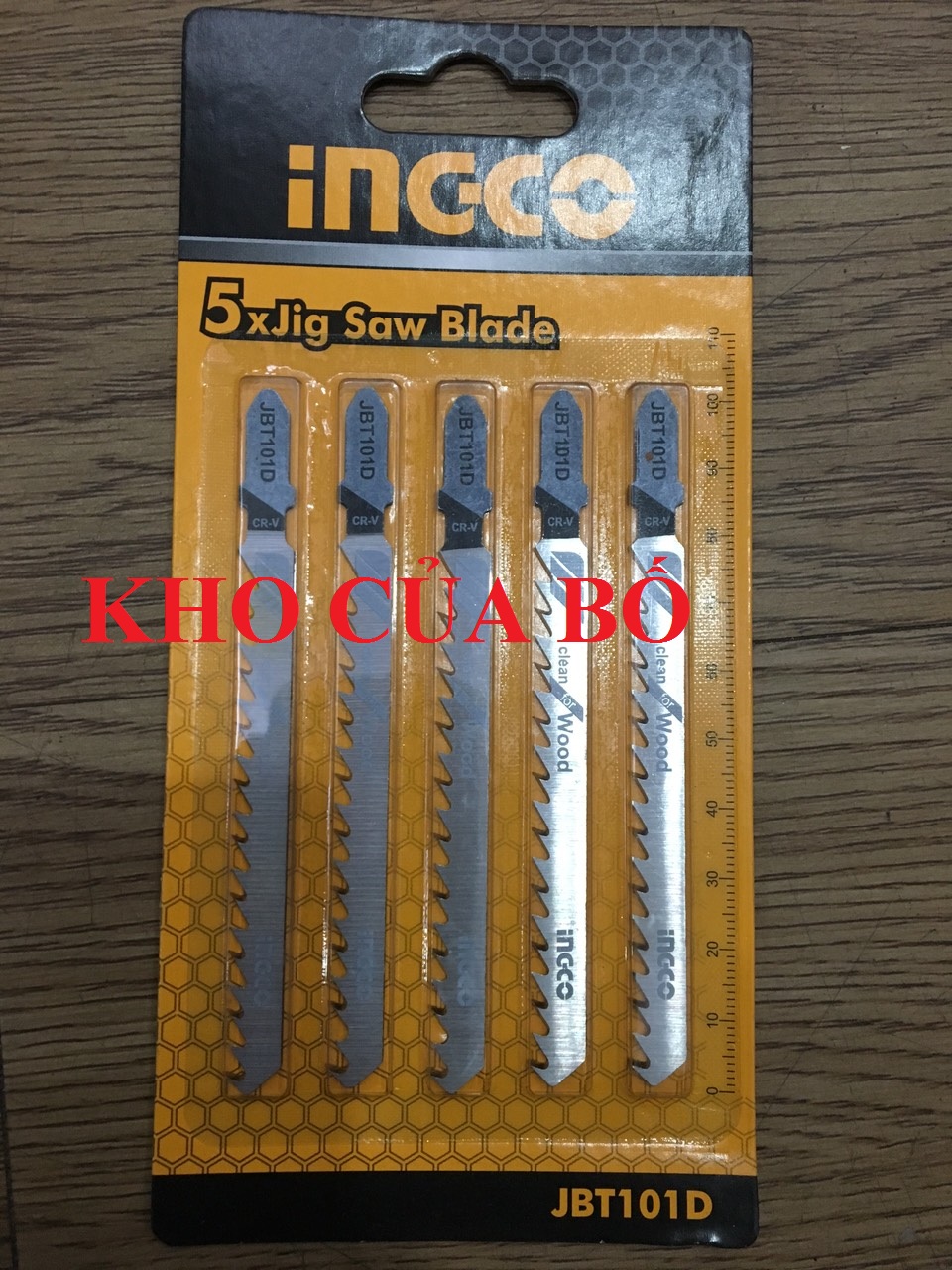 Bộ 5 lưỡi cưa lọng gỗ ingco jbt101d - răng cưa tròn