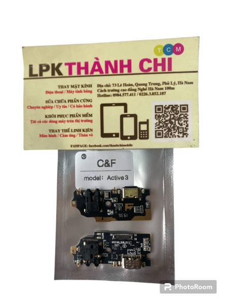 Cụm chân sạc vsmart active 3 - cáp sạc kèm mic và jack tai nghe