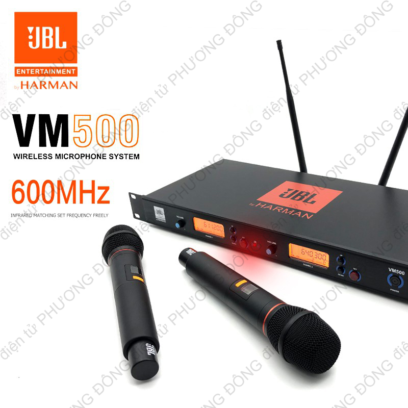 Micro không dây JBL VM500 Hàng loại 1 Thế hệ mới