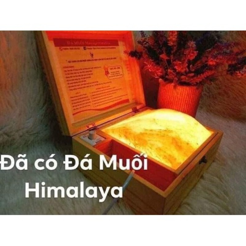 ĐÈN ĐÁ MUỐI HIMALAYA MASAGE CHÂN (đá hồng cong tặng thêm 2 bóng đèn)