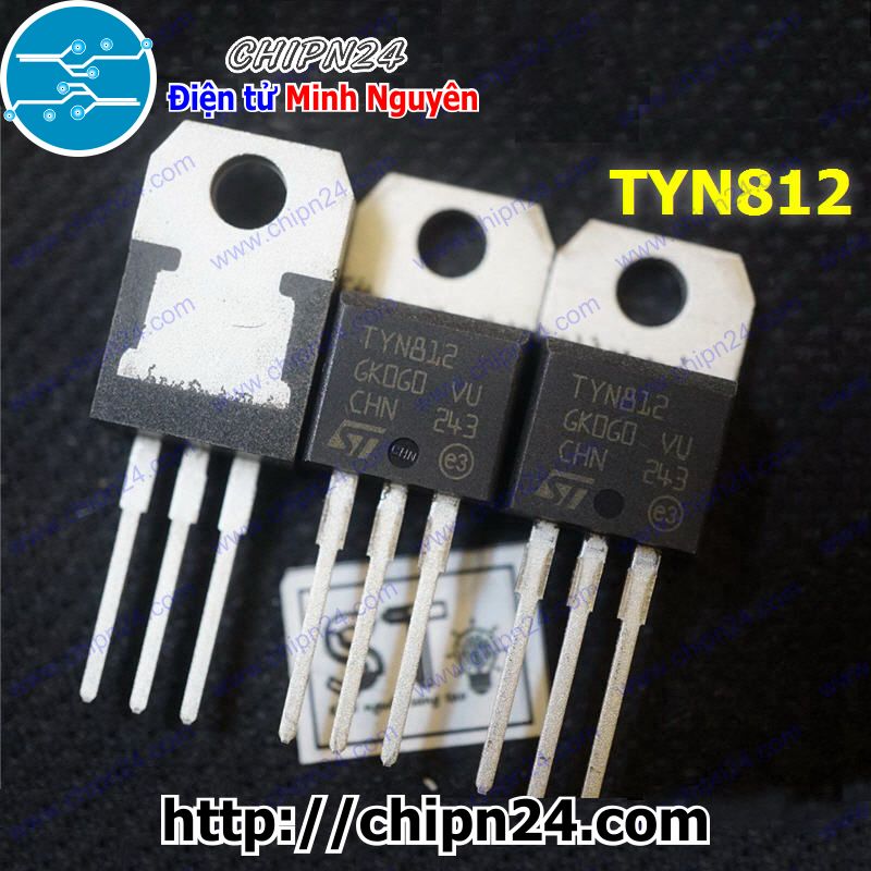 [2 con] (KT1) Triac SCR TYN812 TO-220 12A 800V