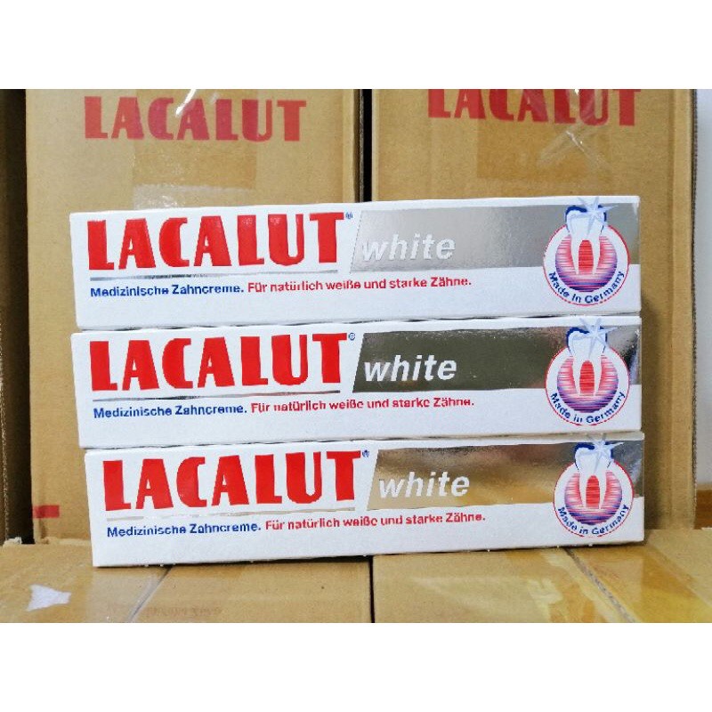 Kem Đánh Răng Lacalut White 75ml - Hàng Nhập Khẩu Đức (HD: 01/2023)