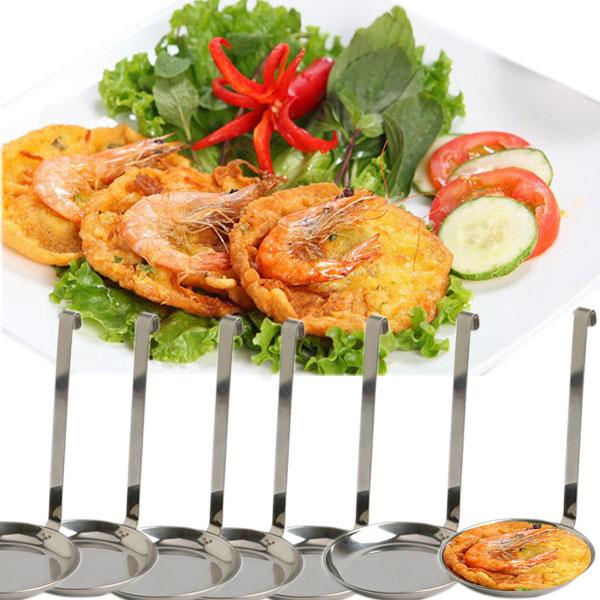 [HCM]Combo 10 Khuôn Làm Bánh Tôm Inox 304 Không Gỉ Tiện Dụng