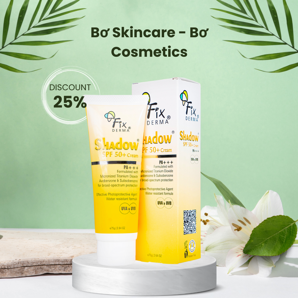 Kem chống nắng fixderma shadow cream spf 50+