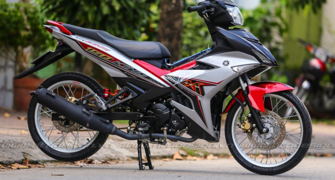 Tem exciter 150 mx king đỏ trắng
