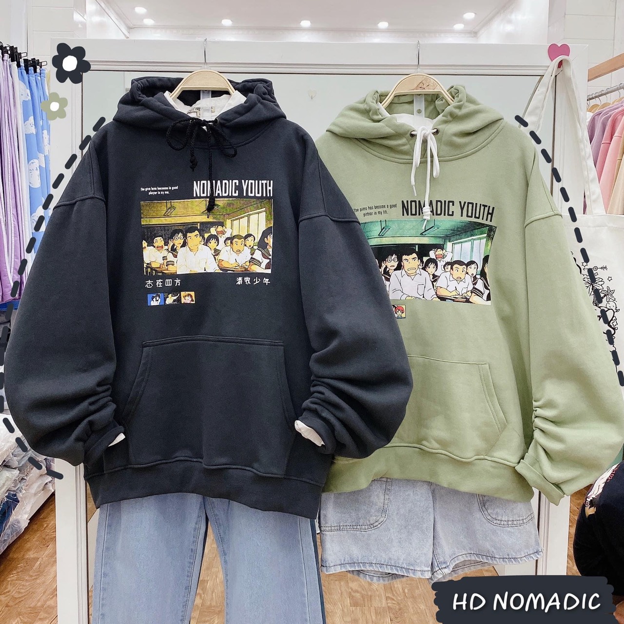 Áo khoác hoddie nomatic youth