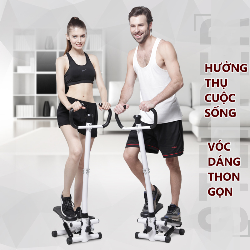 Máy bước bộ tại nhà máy tập bước chân có tay cầm thon gọn săn chắc rèn luyện sức khỏe đa chức năng Tops Market