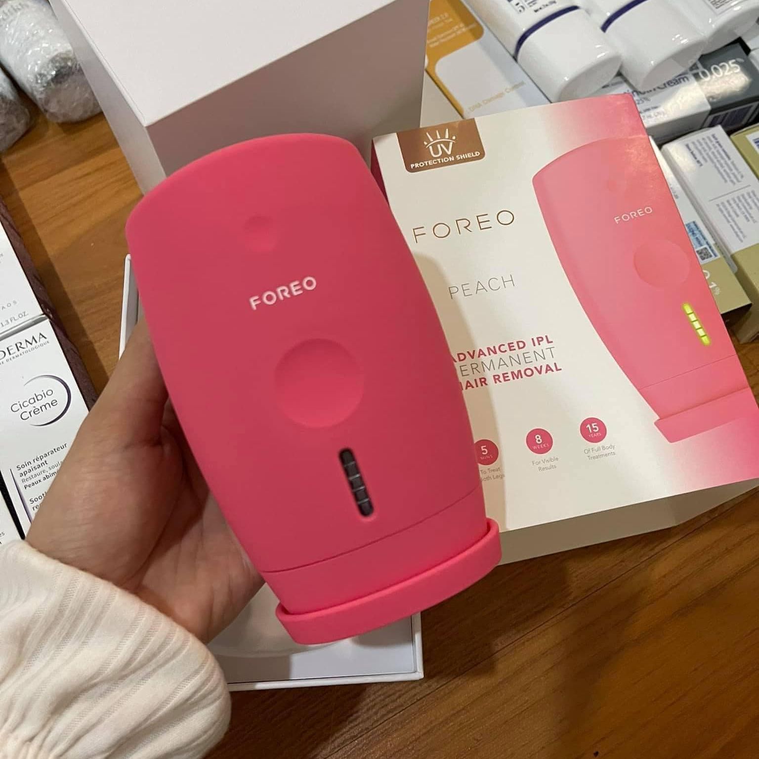Máy Triệt Lông Foreo Version 2 - FOREO PEACH - Bảo Hành CHÍNH HÃNG 2 NĂM