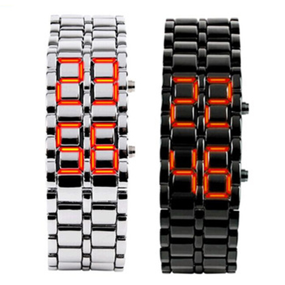 Đồng hồ led Samurai (đen)