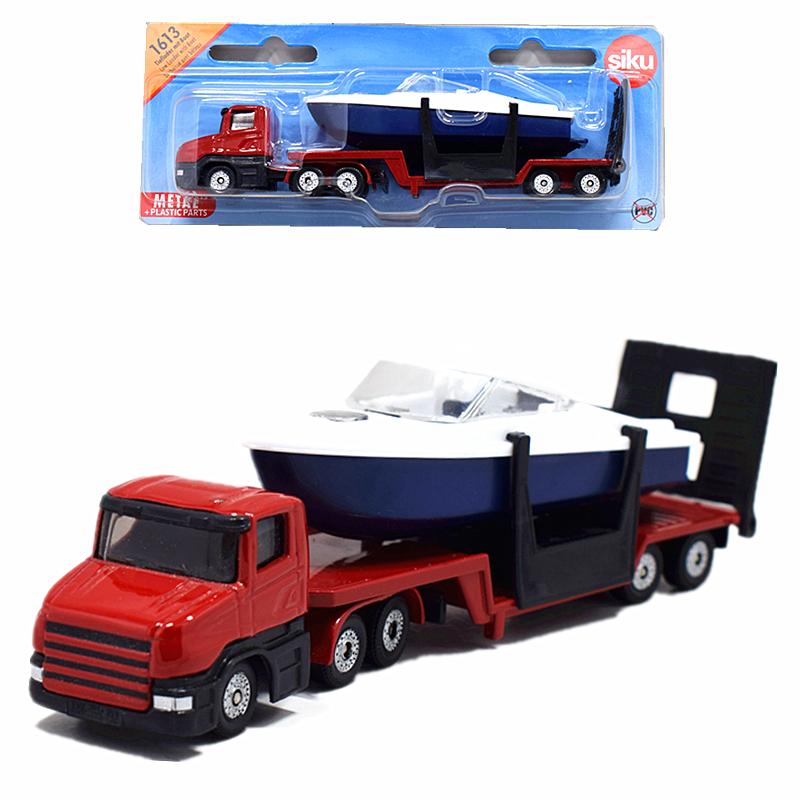Xe tải sàn thấp và ca-nô SIKU 1613