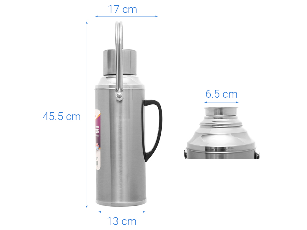 Phích đựng nước INOX 2 lít cao cấp Rạng Đông Model: RD 2035 ST2