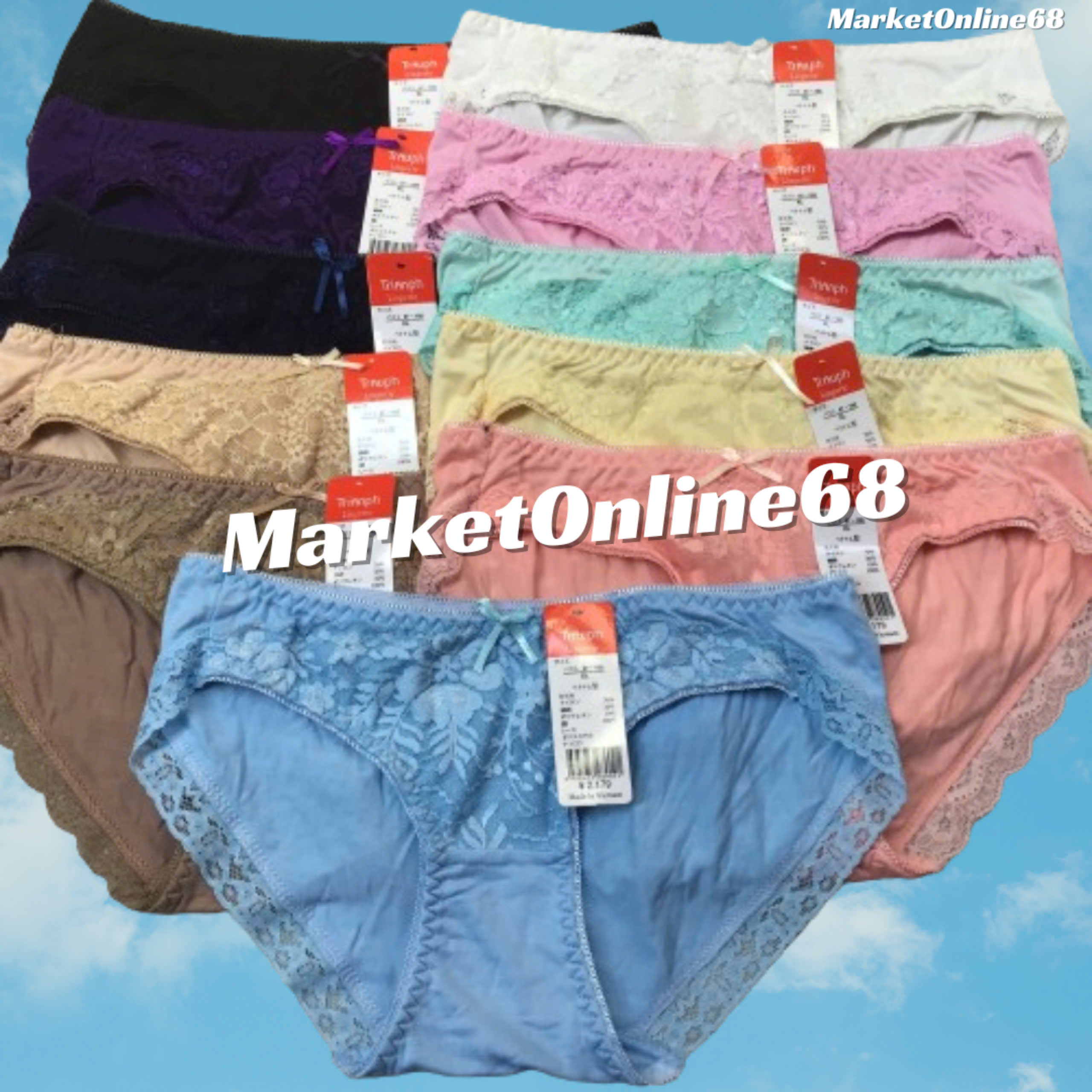 COMBO 10 QUẦN SỊP NỮ COTTON PHỐI REN CAO CẤP QUYẾN RŨ MÃ VN115