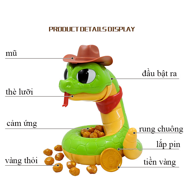 Đồ chơi rắn giữ kho báu mới nhất 2023