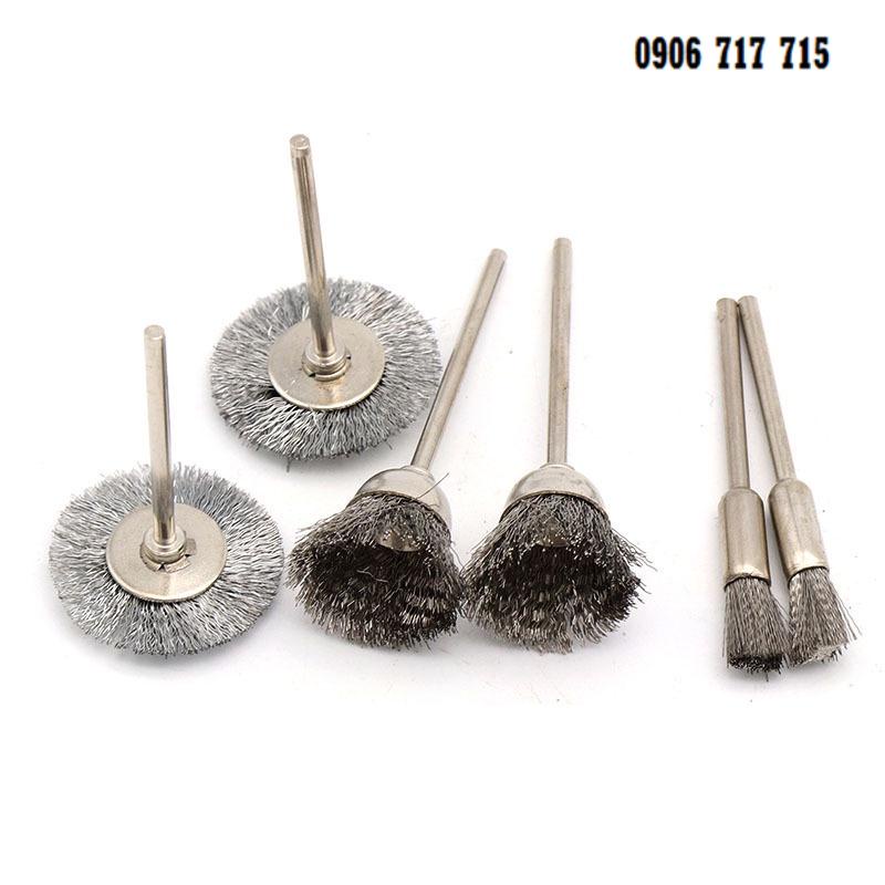CHỔI ĐÁNH BÓNG, ĐÁNH GỈ CHO MÁY MÀI TRỤC 3MM