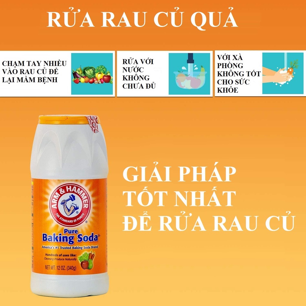 BỘT BAKING SODA RỬA RAU CỦ QUẢ