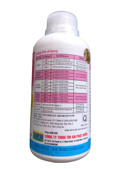 Phân kali viên, kali mảnh NANO K++ dạng sữa (chai 500ml)