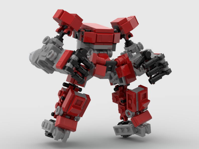 Le Go Đồ Chơi Lắp Ráp Robot Mech Train