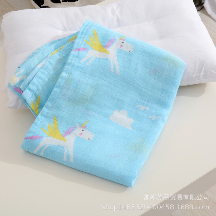 [THANH LÝ]Khăn Xô Tắm Cotton 4 Lớp Cho Bé