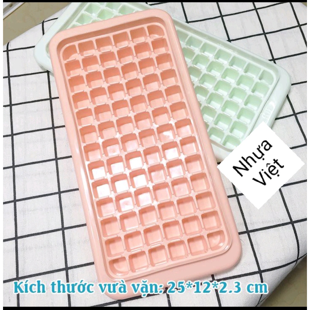 Khay làm đá 78 viên nhựa Việt Nhật