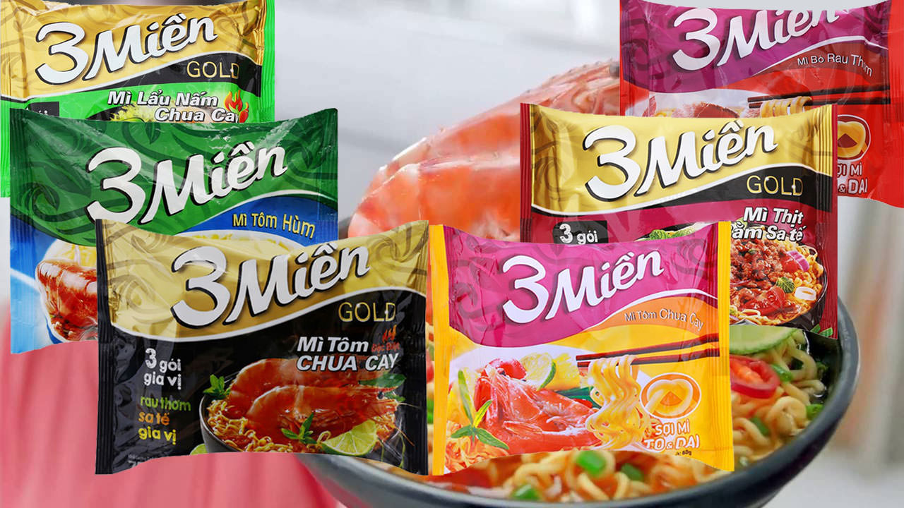🐙 Combo 10 gói mỳ tôm 3 miền 65g 🐙