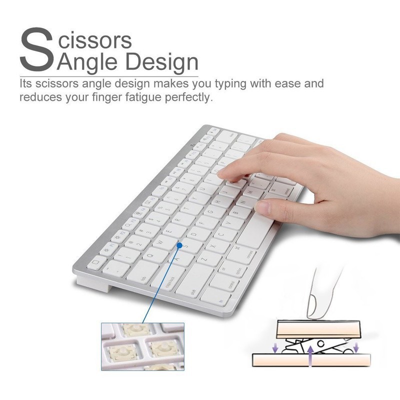 Bàn phím bluetooth mini dùng cho máy tỉnh bảng, điện thoại thông minh