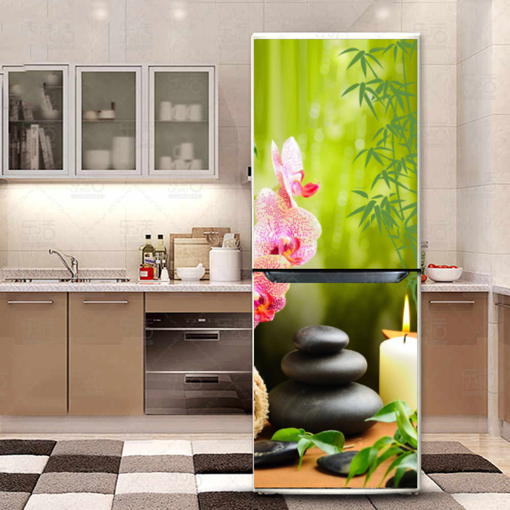 [HCM]Decal dán trang trí tủ lạnh-Spa