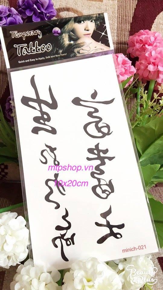 [HCM]Combo 5 tấm hình xăm chữ ký 10×20cm (Shop phát ngẫu nhiên hoặc khách chọn mẫu)