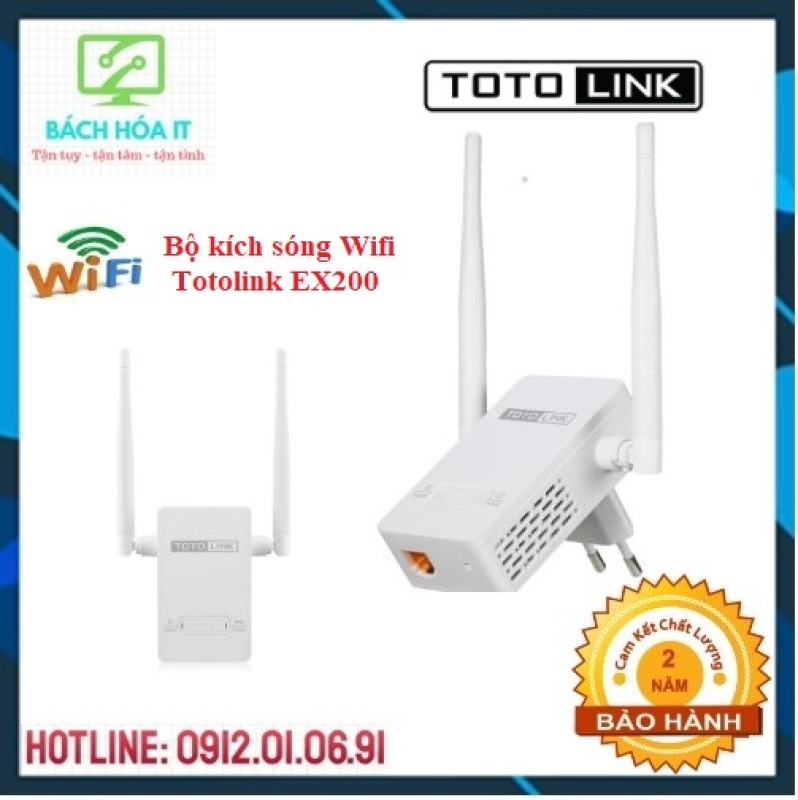 Bảng giá Bộ Kích Sóng Wifi Repeater 300Mbps Totolink Ex200, bảo hành 24 tháng Phong Vũ