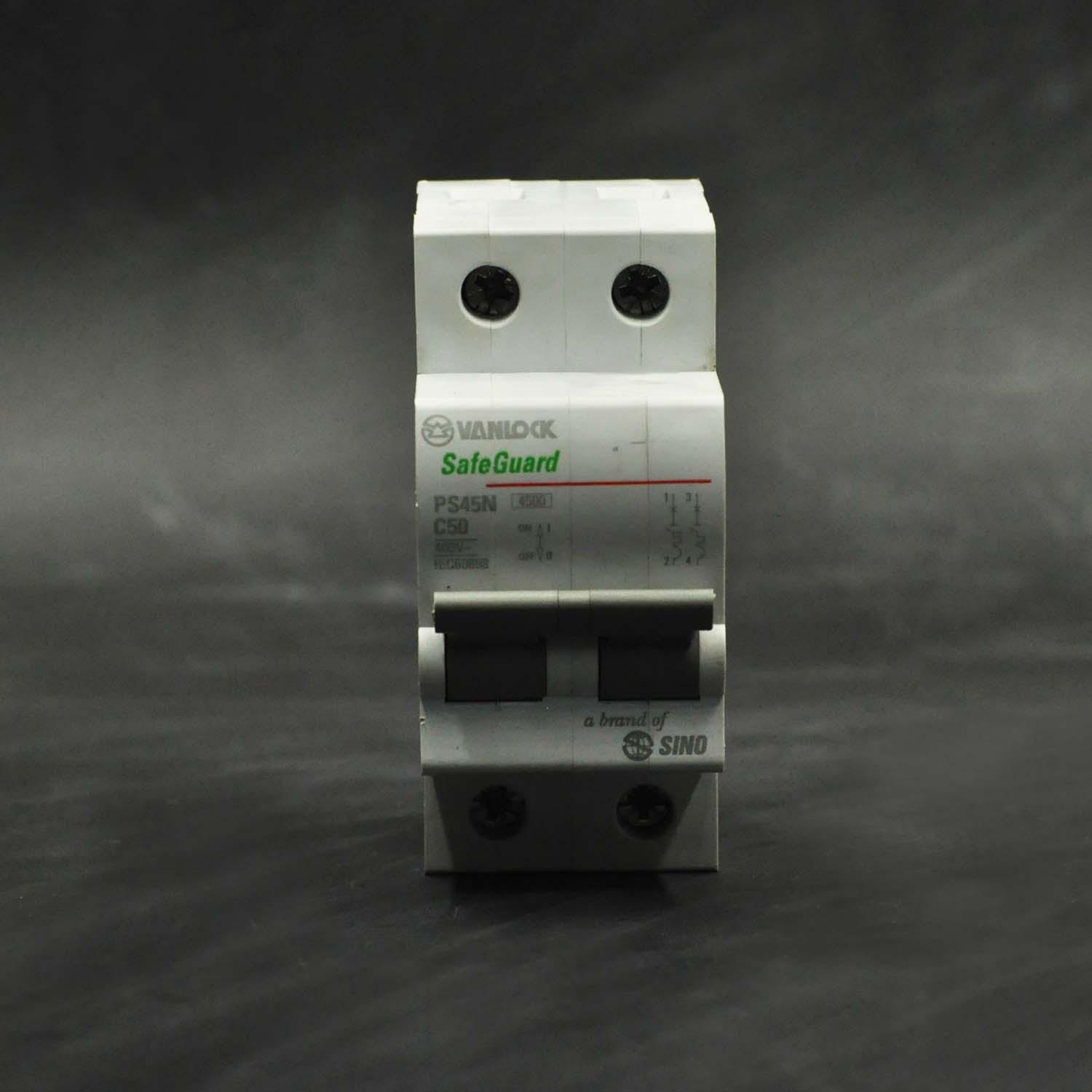 Cầu Dao Tự Đông 2 Cực Sino Vanlock. Model: PS45N