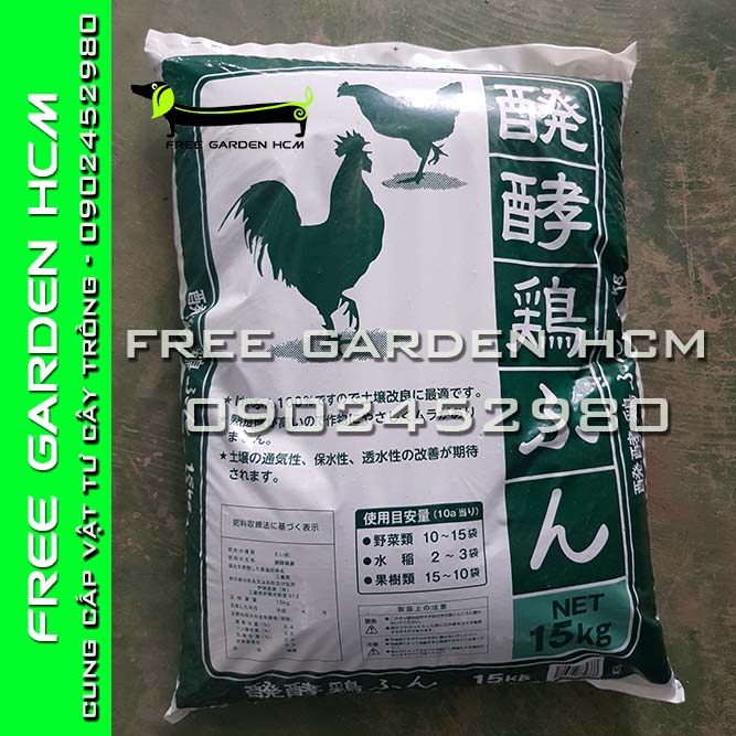 GÓI 3KG PHÂN GÀ HỮU CƠ NHẬP KHẨU NHẬT BẢN