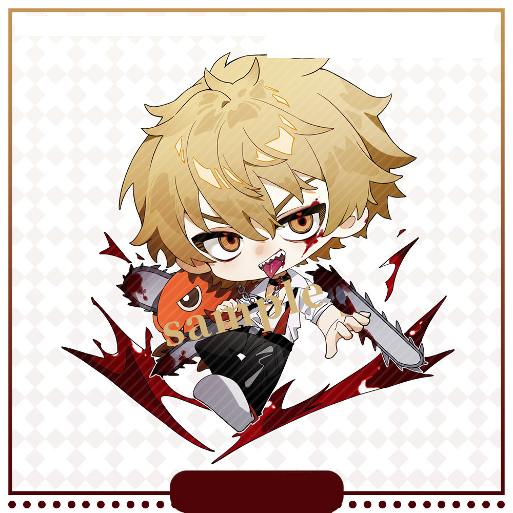 Móc khóa mica anime Chainsaw Man (Loại cao cấp - Hình in ép giữa 2 mặt mica) [T69 Shop]