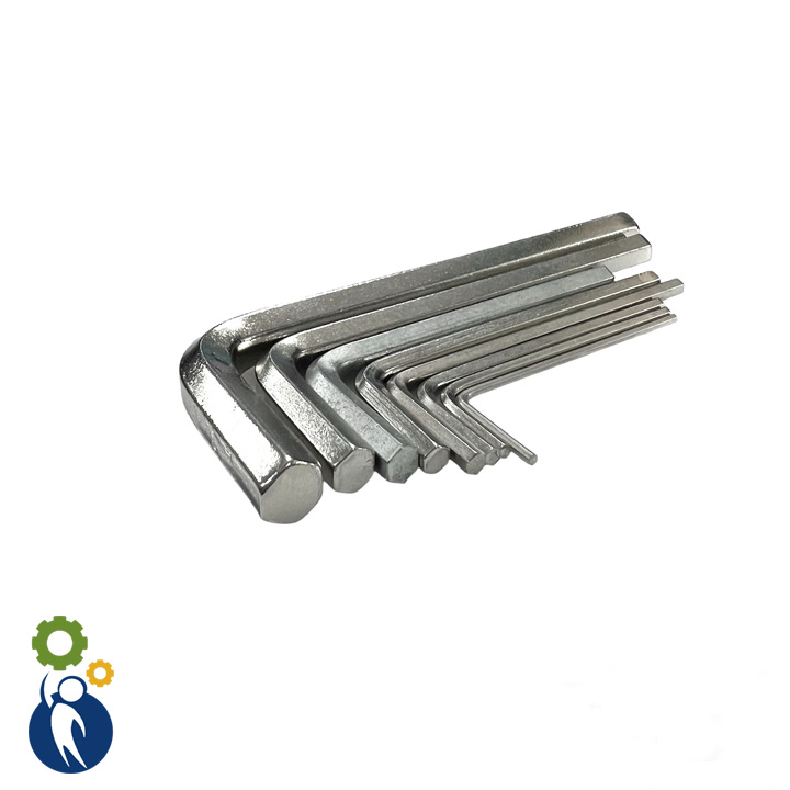 Combo 8 lục giác 1.5mm, 2mm, 2.5mm, 3mm, 4mm, 5mm, 6mm, 8mm