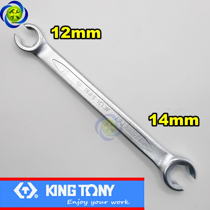 [HCM]Cờ lê mở ống dầu 12mm -14mm Kingtony 19301214 loại hai đầu