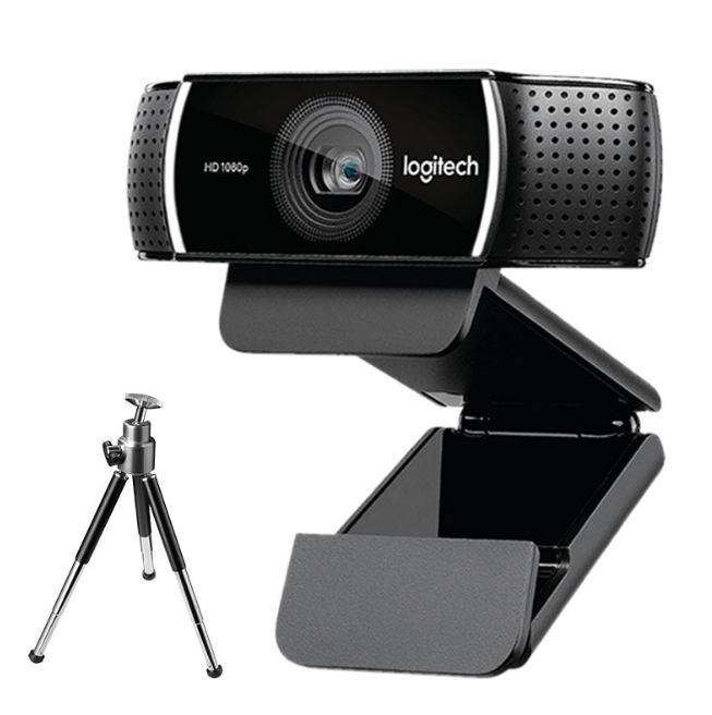 Webcam Logitech C922 Pro Stream full HD tặng phần mềm bản quyền XSplit Broadcaster, tặng chân, phần mềm livestream hỗ trợ màn hình xanh, Logitech C920E full HD, đăng ký bảo hành chính hãng theo seri trên website hãng Logitech.com