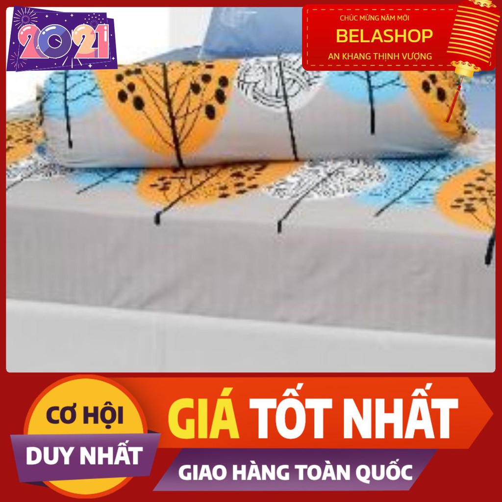 Vỏ gối ôm poly 30x100cm mẫu lá cọ